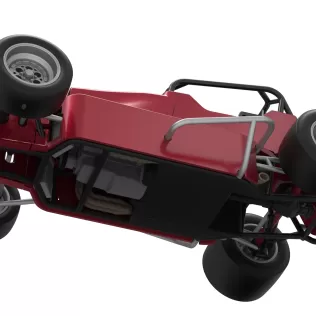 Pavement Silver Crown Car Version 2 Scale 1:25 - Model thumbnail 3