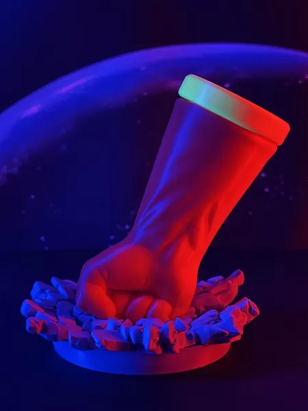 Saitama Fist - One Punch Man - Model preview 5