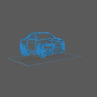 Ford - Mustang Mach 1 Wall Art - Model thumbnail 1