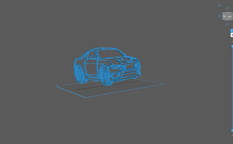 Ford - Mustang Mach 1 Wall Art - Model preview 1