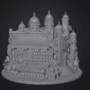 Sultan's Spice & Potion Bazaar STL File for 3D Print - Model thumbnail 10
