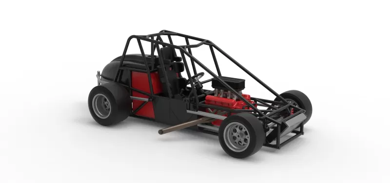 Experimental Pavement Silver Crown Car Base Scale 1:25 - Model preview 20