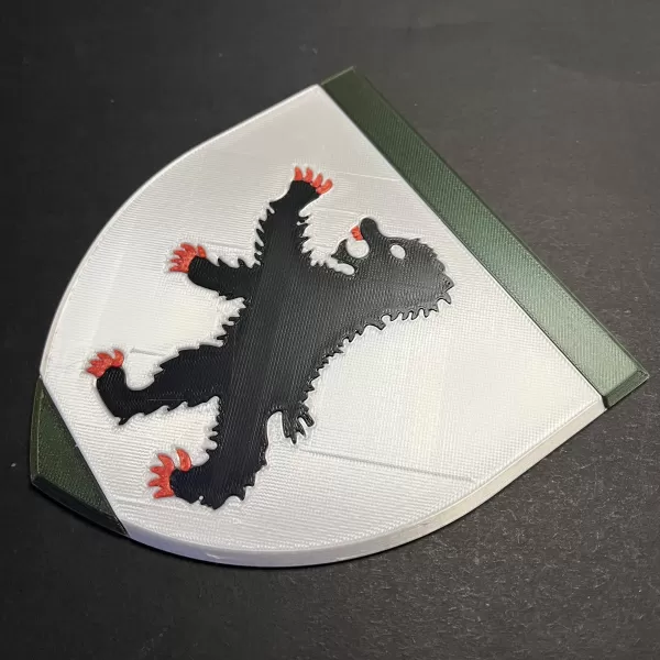 Game of Thrones Sigil of House Mormont Coaster - Model preview 2