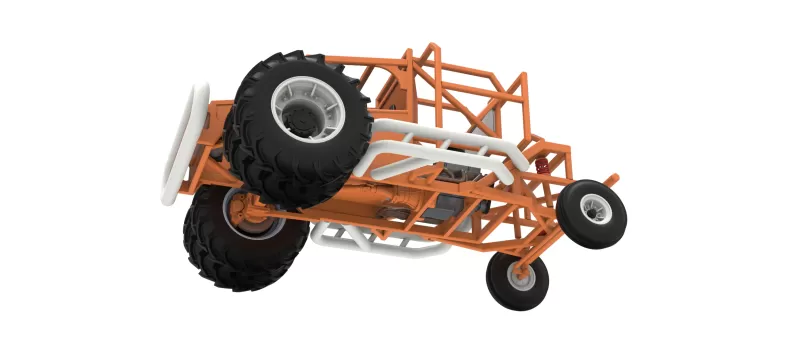 Racing Combine Harvester Base Scale 1:25 - Model preview 3