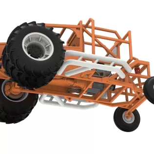 Racing Combine Harvester Base Scale 1:25 - Model thumbnail 3