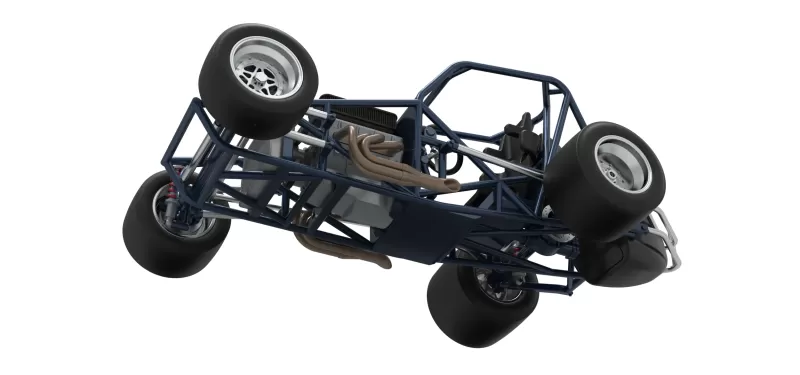 Sprint car Base Version 2 Scale 1:25 - Model preview 3