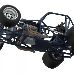 Sprint car Base Version 2 Scale 1:25 - Model thumbnail 3