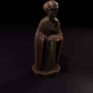 Stone Priest of the Forgotten Shrine 3D printing - Model thumbnail 3
