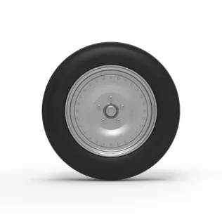 Front tractor wheel Version 3 Scale 1:25 - Model thumbnail 5
