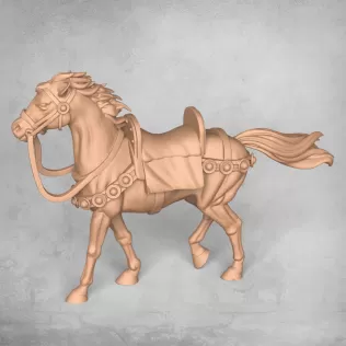 Medieval Warrior Horse