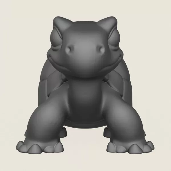 Turtle Toy Print Ready 3D Model - Model preview 2