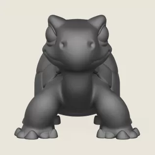 Turtle Toy Print Ready 3D Model - Model thumbnail 2