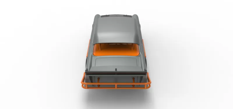 Vintage Dirt Modified stock car Version 9 Scale 1:25 - Model preview 17
