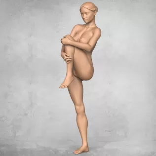 Yoga Female Pose Collection - Model thumbnail 12