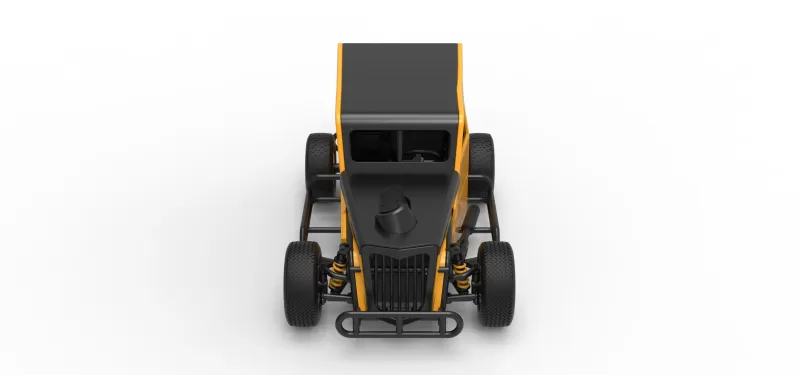 Dwarf car Scale 1:25 - Model preview 8