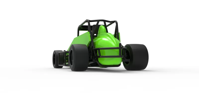Pavement Silver Crown Car Version 3 Scale 1:25 - Model preview 15
