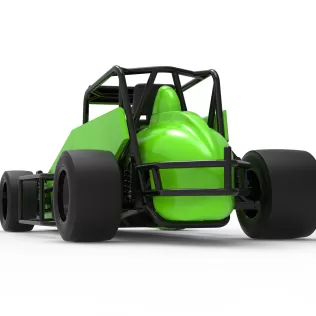 Pavement Silver Crown Car Version 3 Scale 1:25 - Model thumbnail 15