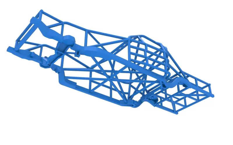 Frame of IMCA Stock car Scale 1:25 - Model preview 3