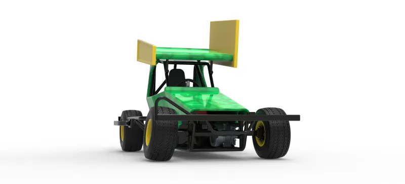 BriSCA Micro Formula 2 Stock Car Scale 1:16 - Model preview 26