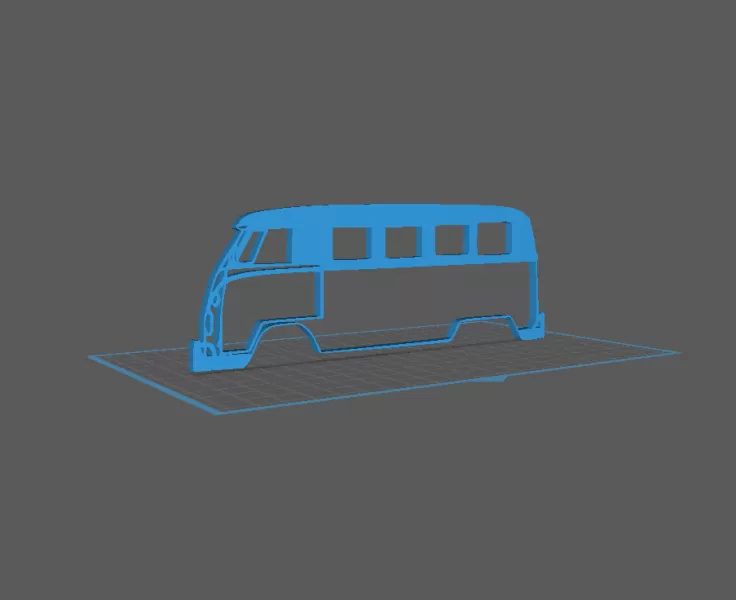 Wolkswagen - Combi Wall art - Model preview 1