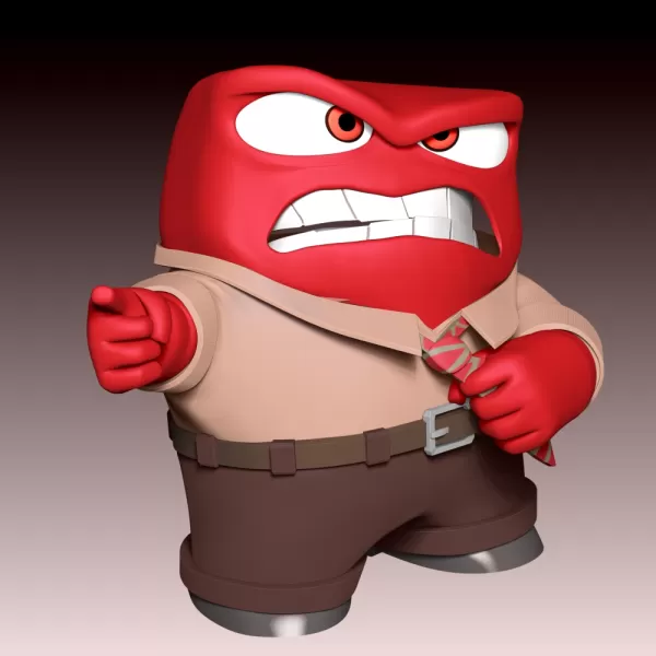 Anger Fan Art - Model preview 4