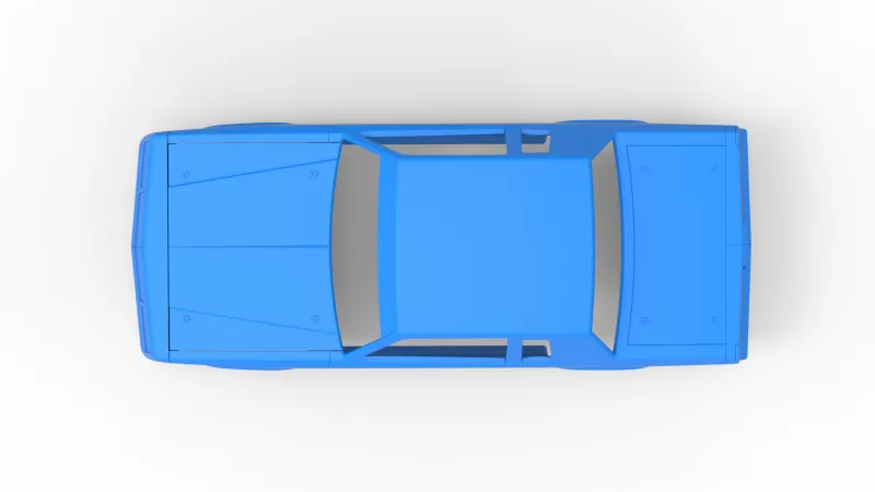 Shell of IMCA Stock car Version 2 Scale 1:25 - Model preview 9