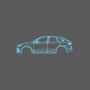 Audi - SQ5 Sportback 2021 Wall Art