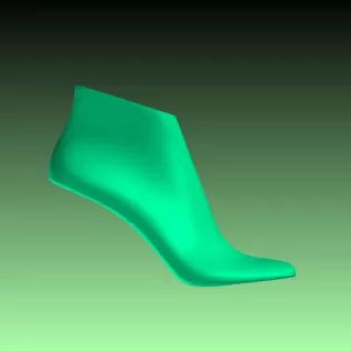 Women High Heel Open Toe Sandal Slipper Shoe Last 3D Digital Pri - Model thumbnail 2