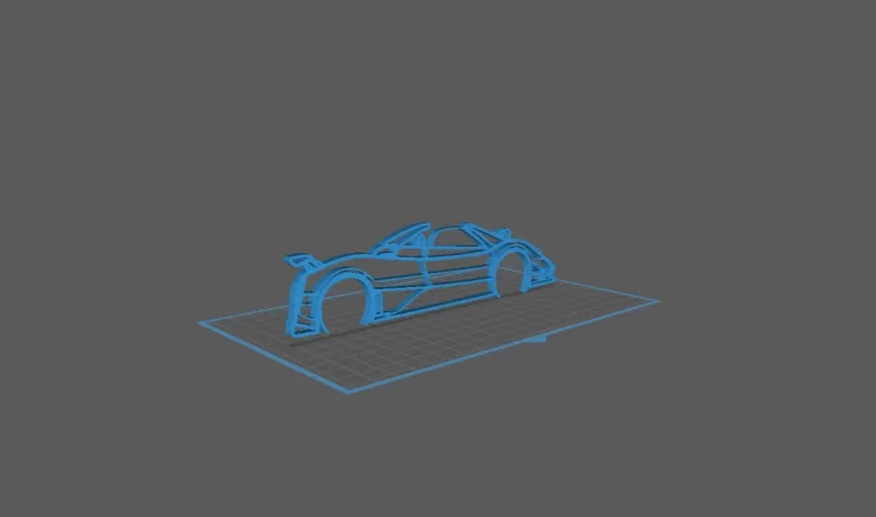 Pagani - Zonda Cinque Wall Art - Model preview 2