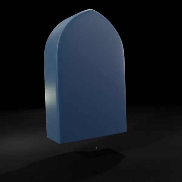 Virgin of Sorrows Chibi Style - 3D Printable Model - Model preview 4