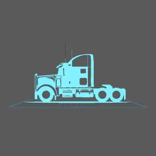 Truck - American Truck Wall Art
