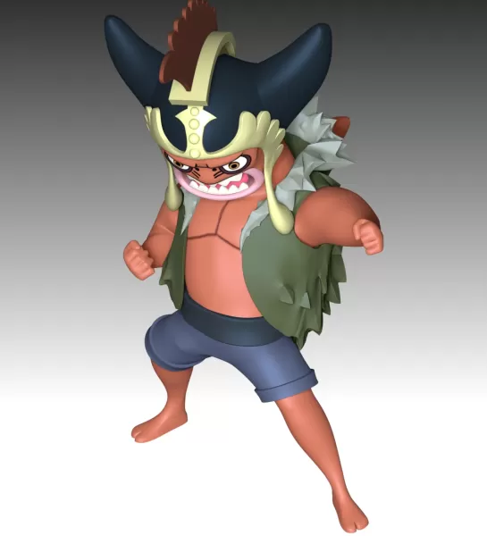 Daruma - One Piece - Model preview 6