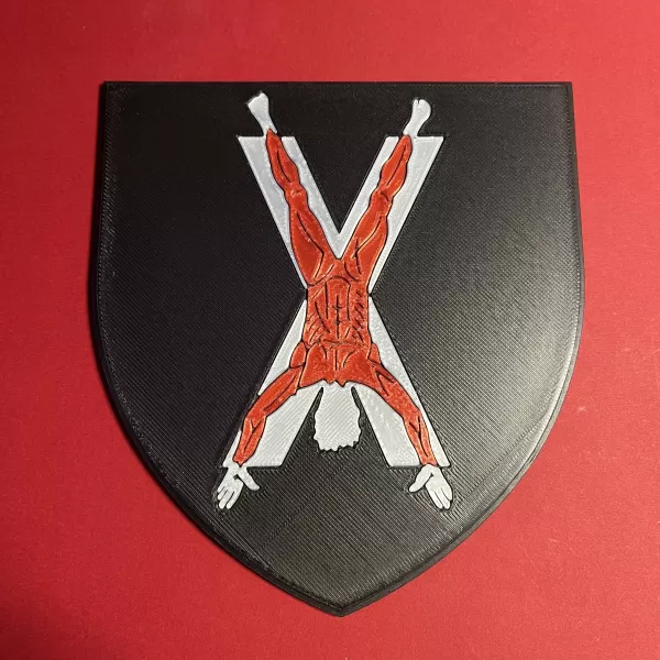 Game of Thrones Sigil of House Bolton Coaster - Model preview 1