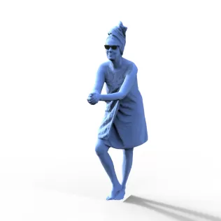 Figure for ship model passenger girl