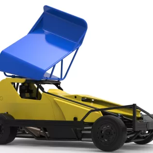 BriSCA Formula 1 Stock Car for Dirt Version 2 Scale 1:25 - Model thumbnail 25