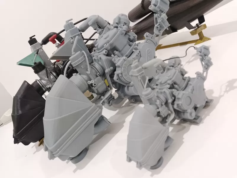 ROTAX FR 125 MAX EVO go kart engine 10 pieces - Model preview 8