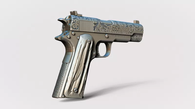 Colt 1911 (Al Capone Style) #RoZ - Model preview 3