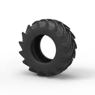 Tractor tire 37 Scale 1:25 - Model thumbnail 7