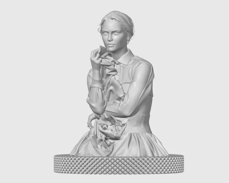 Natalie Portman 3D Bust Print - Model preview 4