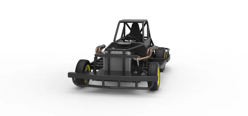 New Zealand Vintage Stock car Base Scale 1:25 - Model preview 4