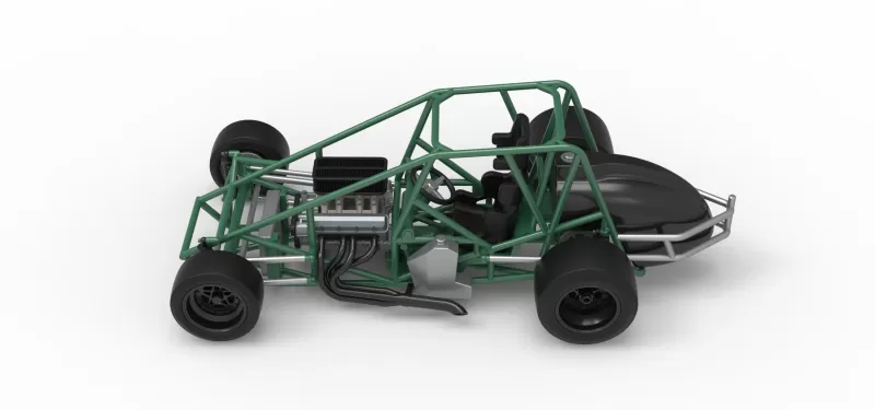 Pavement Silver Crown Car Base Scale 1:25 - Model preview 10