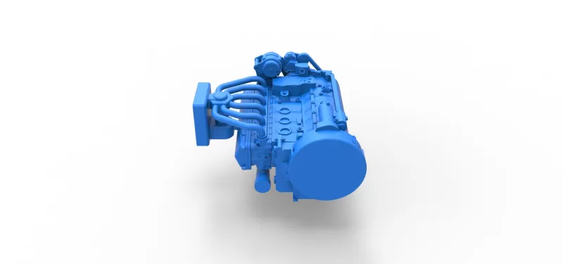 Engine of Vintage Bus Scale 1:25 - Model preview 13