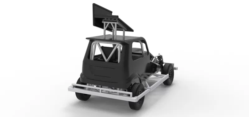 New Zealand Ministock car Version 3 Scale 1:25 - Model preview 18