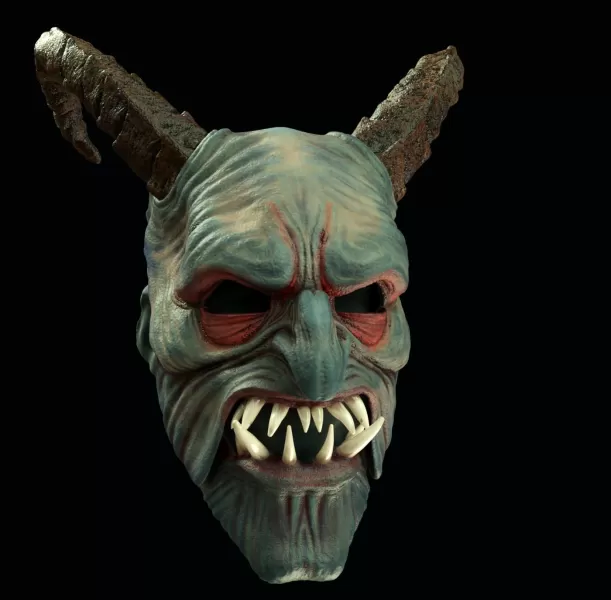 krampus mask - Model preview 2