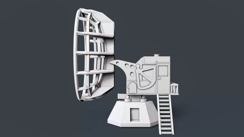 Würzburg Radar #RoZ - Model preview 7