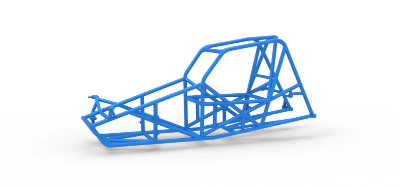 Frame for Sprint car Version 2 Scale 1:25 - Model preview 1