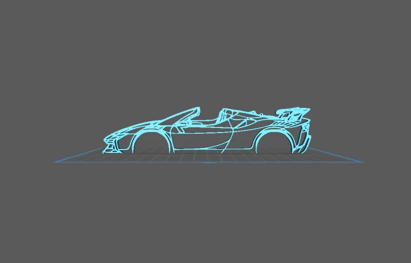 Ferrari - SF90 Spider Wall Art - Model preview 2