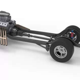 Chassis of Gasser Version 3 Scale 1:25 - Model thumbnail 9