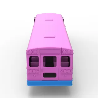 School bus for Figure 8 racing Version 2 Scale 1:25 - Model thumbnail 17