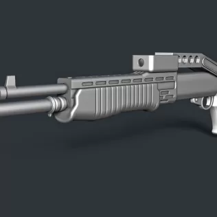 SPAS-12 Folded Stock RoZ - Model thumbnail 4